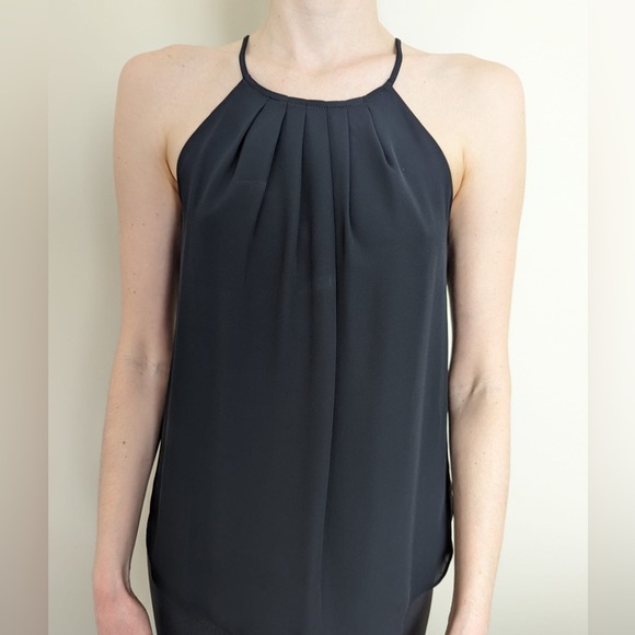 RW&Co Black Halter Cami - Picture 1 of 4